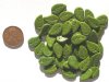 50 14mm Opaque Olive Leaf